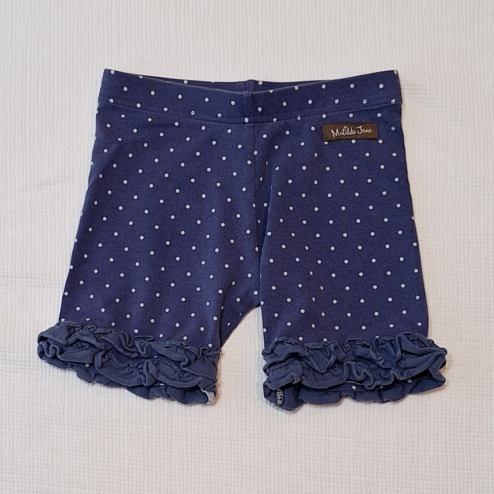 Matilda Jane Navy Polka Dot Ruffle Shorts